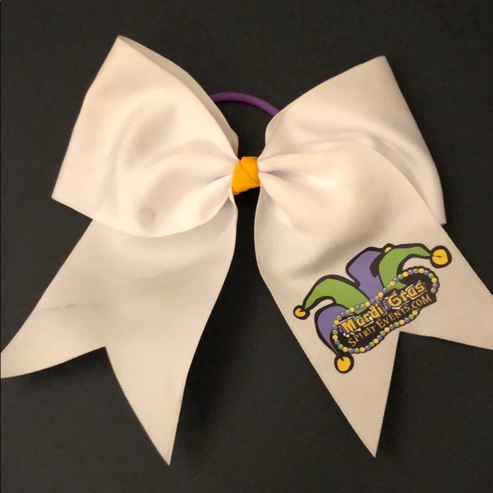 “Mardi Gras Spirit” bow